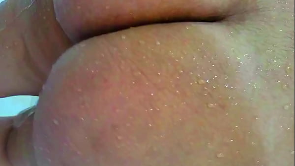 Husband films his wife naked taking a shower an...