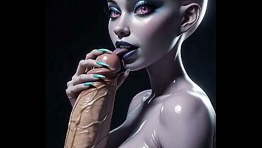 Unbelievable AI fantasy creatures - Suck, fuck & cum compilation