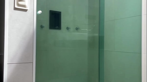 Young guy caught me on all fours in the shower!
