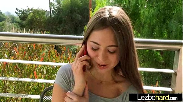 Teen Lesbians (Riley Reid & Kenna James) In Hot Sex Tape Licking And Kissing movie-25