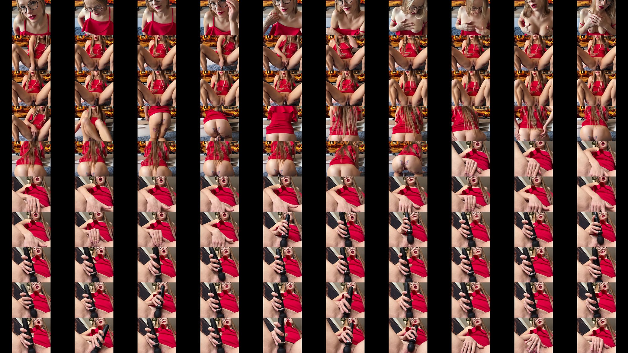 Homemade masturbation of a blonde with a bright ending 预览图