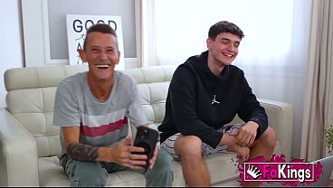 Download Video - Elder fucker brat gives sex lessons to a young stud&period; Lily Morena&comma; tag team fucked on FAKings