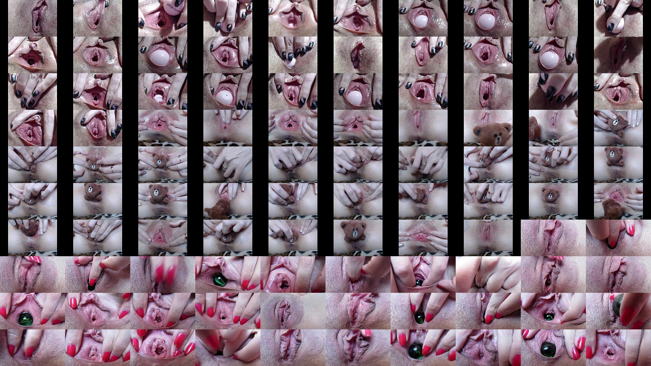 Close up object insertion fetish video compilation big clit pussy 预览图