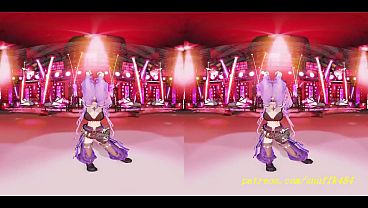 VR180 mmd ビビ ダンス 3d ホロライブ変態