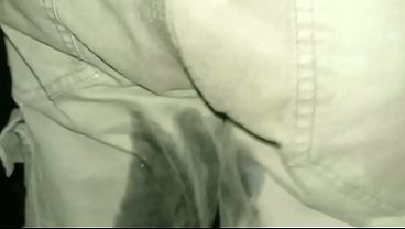 Urine-soaked diaper and multiple orgasms