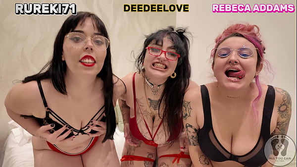 4K CHUBBY GIRLS SILLY FACES SALIVA MOUTH TONGUE TEETH FETISH