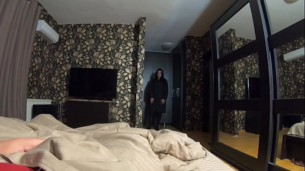 My impotent husband wants-face fucking, doggystyle and Cumming over my long Black winter Jacket