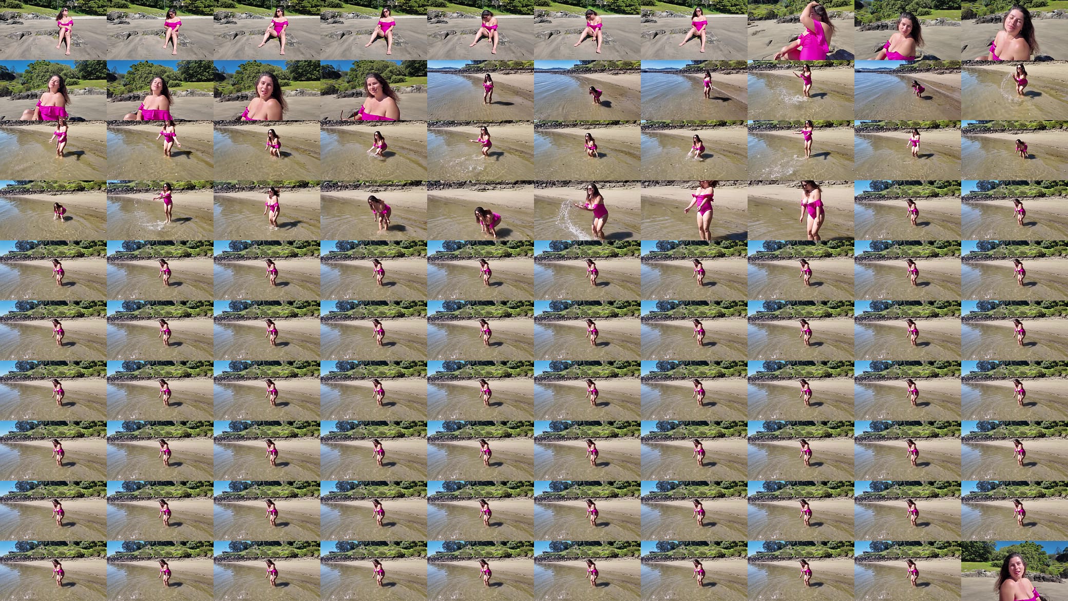 Milf&#039;s Tits suddenly Fell Out of her Swimsuit on the Beach 预览图