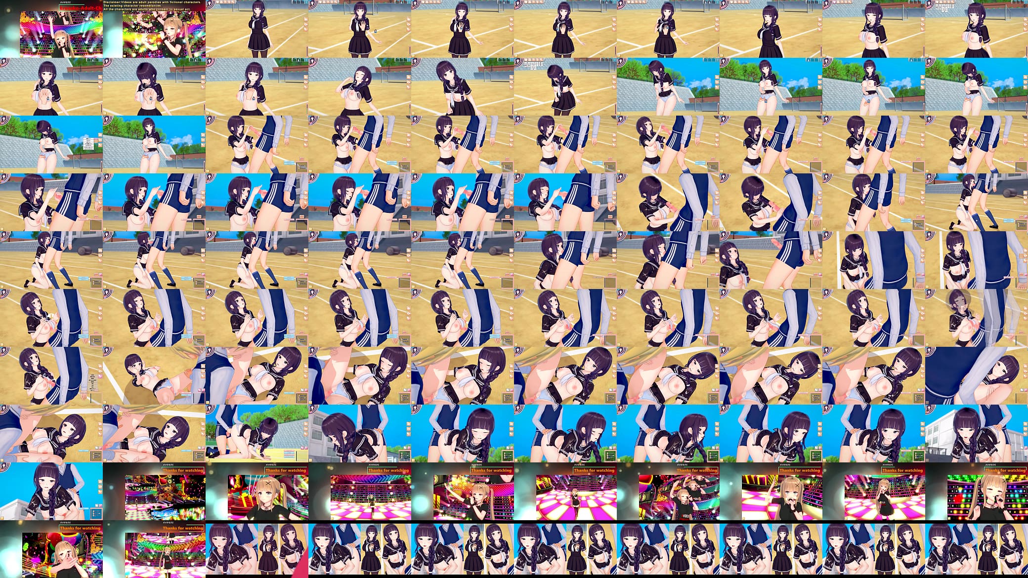 【エロゲーコイカツ！】前髪ぱっつん爆乳jk「双葉」ちゃんがおっぱい揉みまくられる３DCGエロアニメ動画 预览图