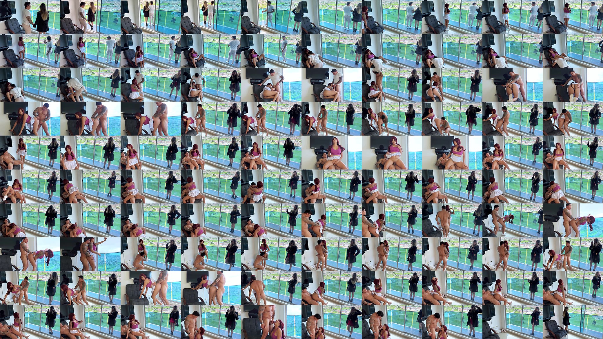 Cheating boyfriend!! He fucks his stepsister while his girlfriend watches! CUCKOLD! 预览图