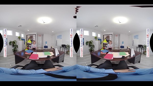 Naughty America - Abby Adams fucks you in your office