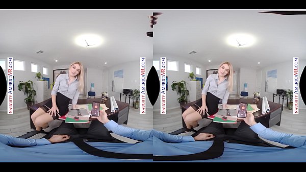 Naughty America - Abby Adams fucks you in your office