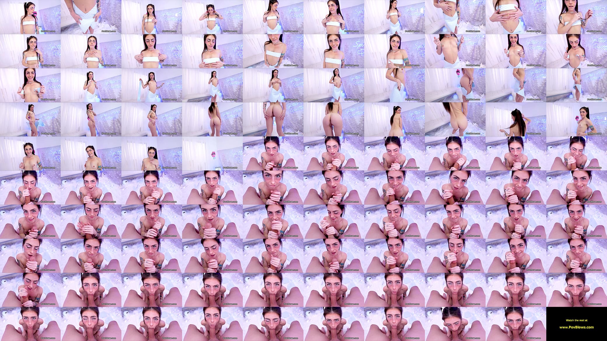 Petite pigtails hottie POV milks hard dick 预览图