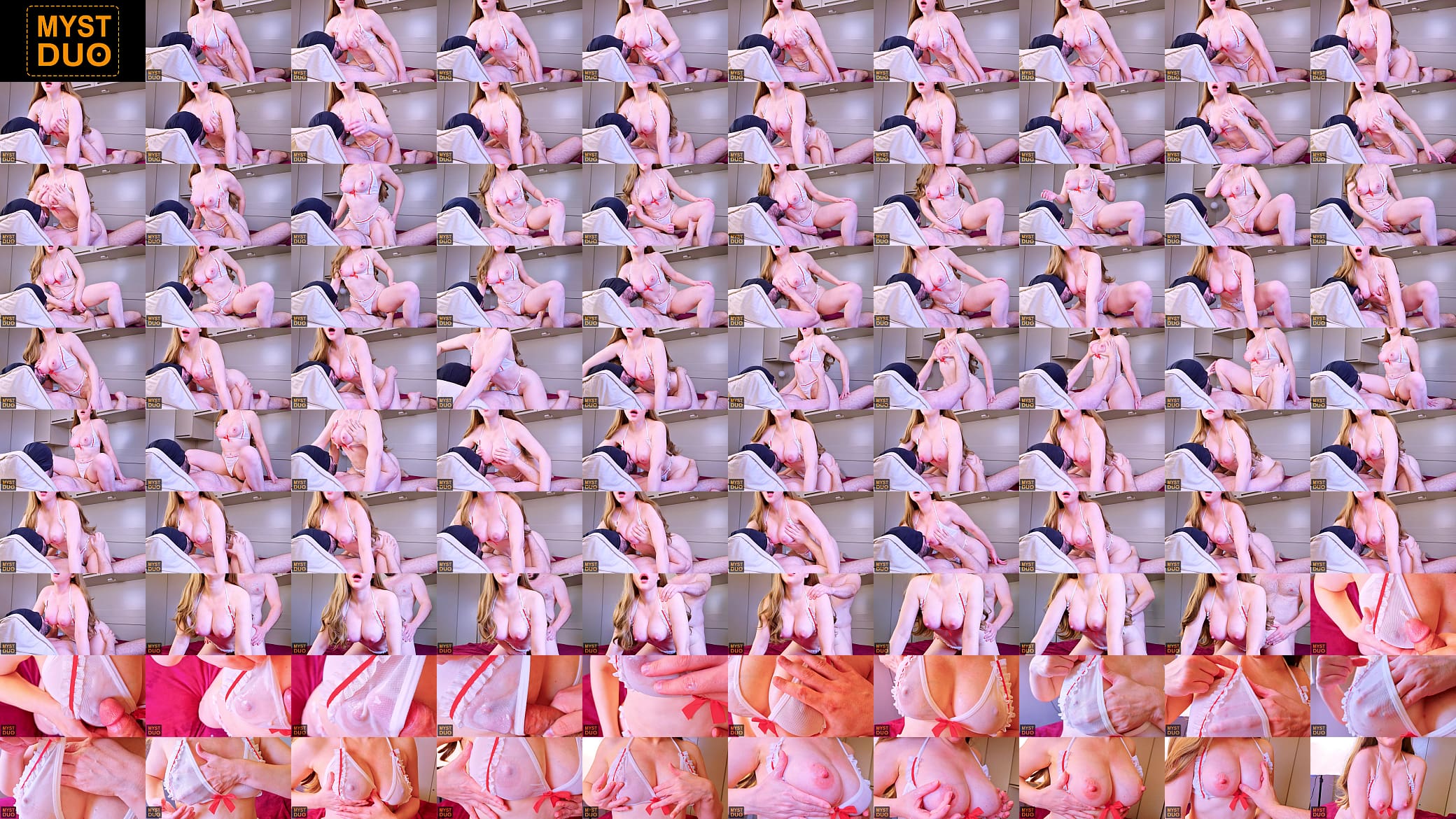 Covering her bra with cum - Myst Duo 预览图