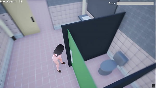 Cumingaming - Naked Risk 3D [Juego Hentai PornPlay] Simulación de exposición en un edificio público