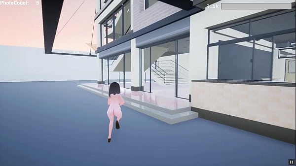 Naked Risk 3D [Hentai game PornPlay ] Exhibition simulation in public building