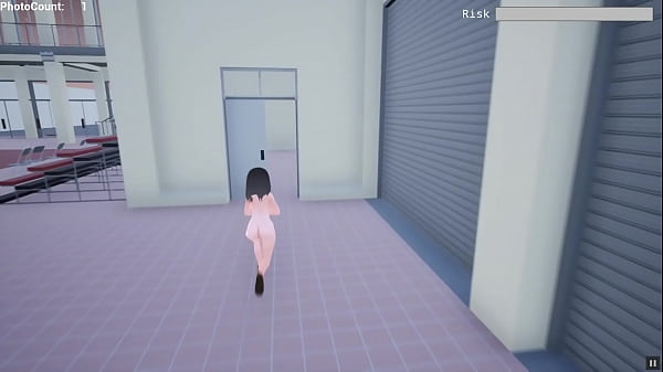 Naked Risk 3D [Hentai game PornPlay ] Exhibition simulation in public building
