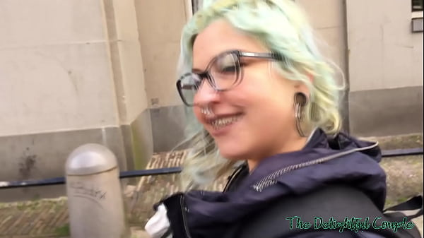My hot Ex-girlfriend takes a load on her face after a public blowjob and does a Cumwalk in Leidseplein, Amsterdam