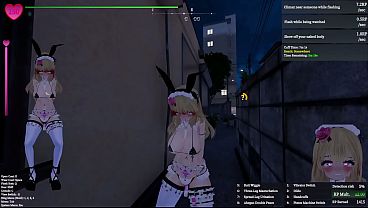 Download Video - Manaka SFM "Timed Cuff Game" In Town &lpar;Modded Gameplay&rpar;