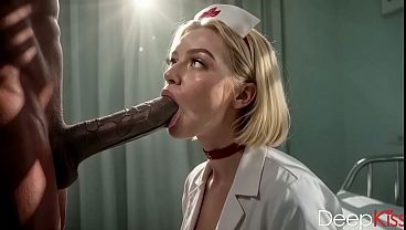 This sexy nurse with a tight throat is sucking my dick because that's how I'll get better[AI]