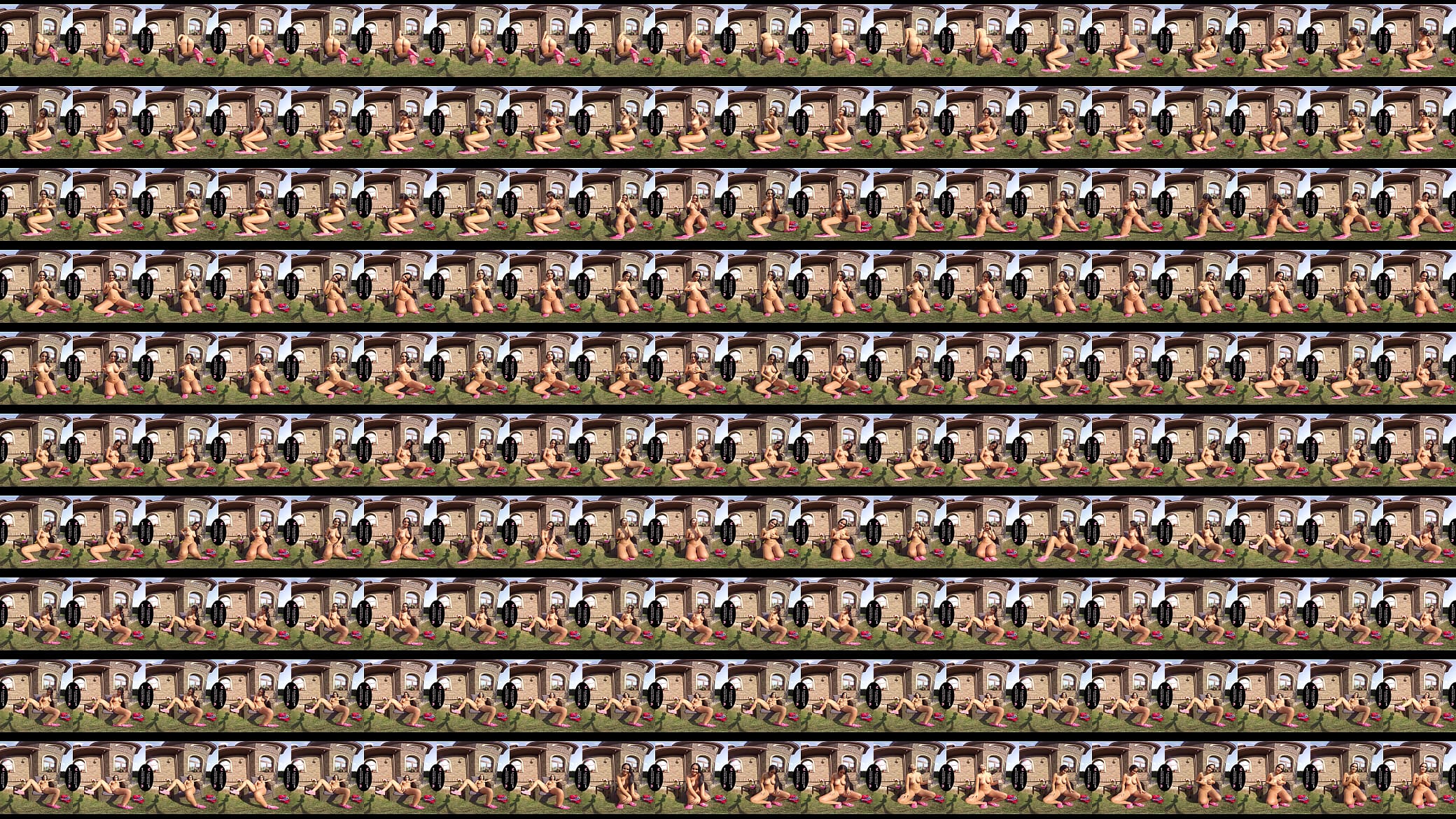 Solo brunette, Jenifer Mendez is masturbating, in VR 预览图