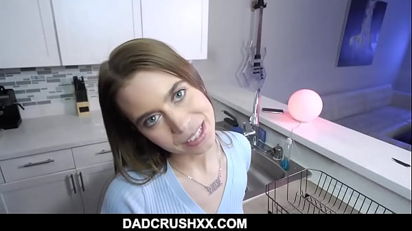 Tiny Blonde Teen Step Daughter Jill Kassidy Fucked By On Kitchen Counter POV