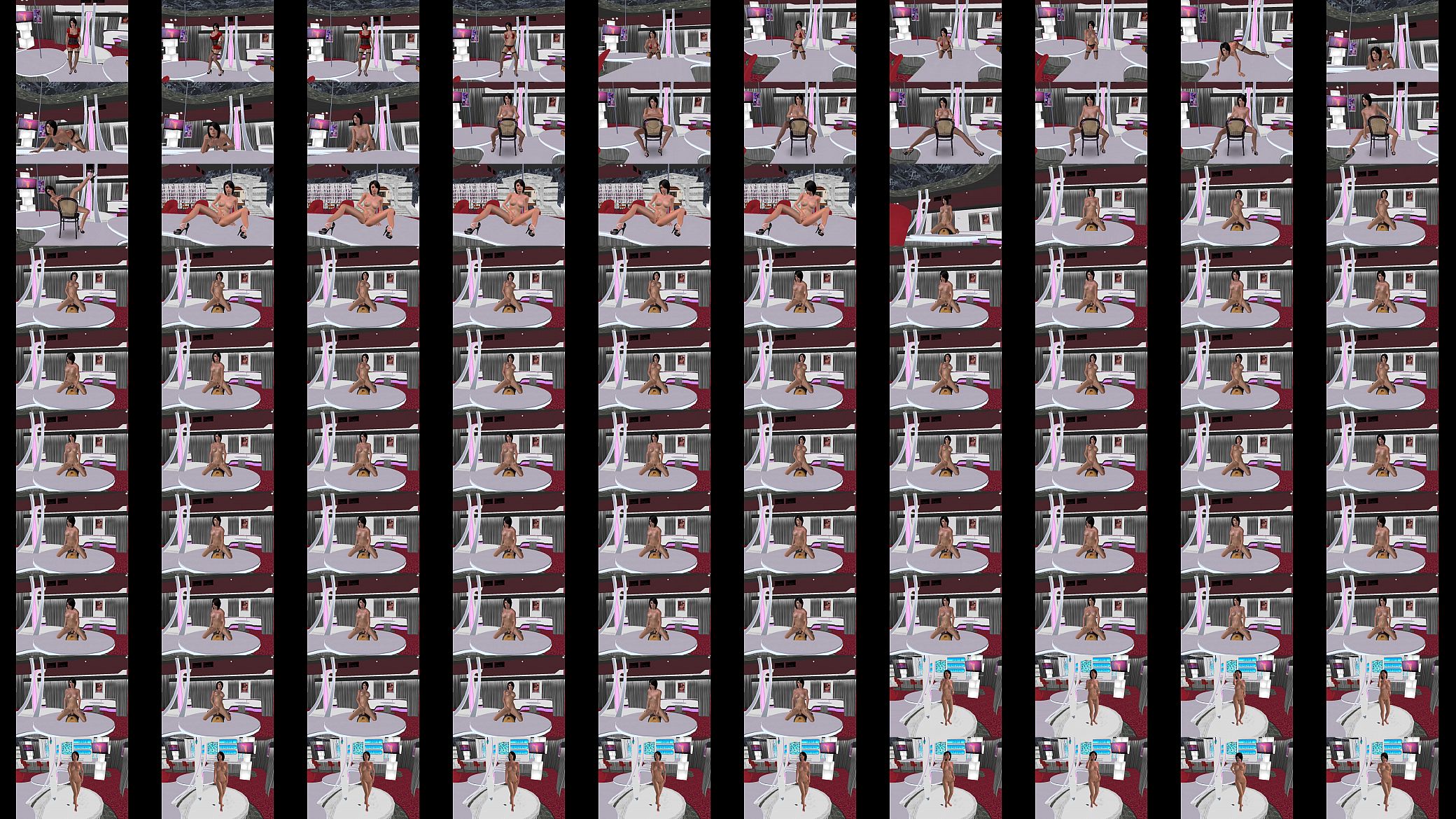 Jenna strips and fucks a machine 预览图