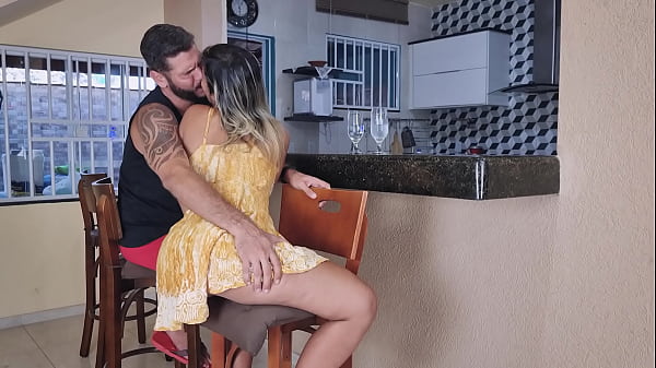 I ate my little sister-in-law's bitch on the kitchen bench.