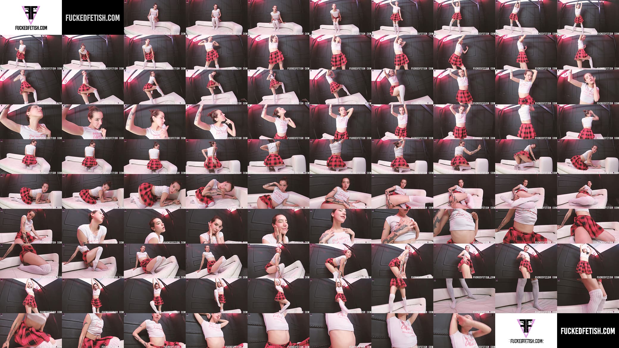 Sexy Sattira School uniform dance slow for BDSM scene 预览图