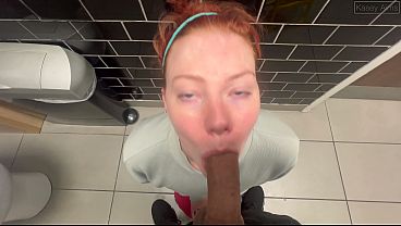 I Love Worshipping Cock And Swallowing Cum In A Public Toilet