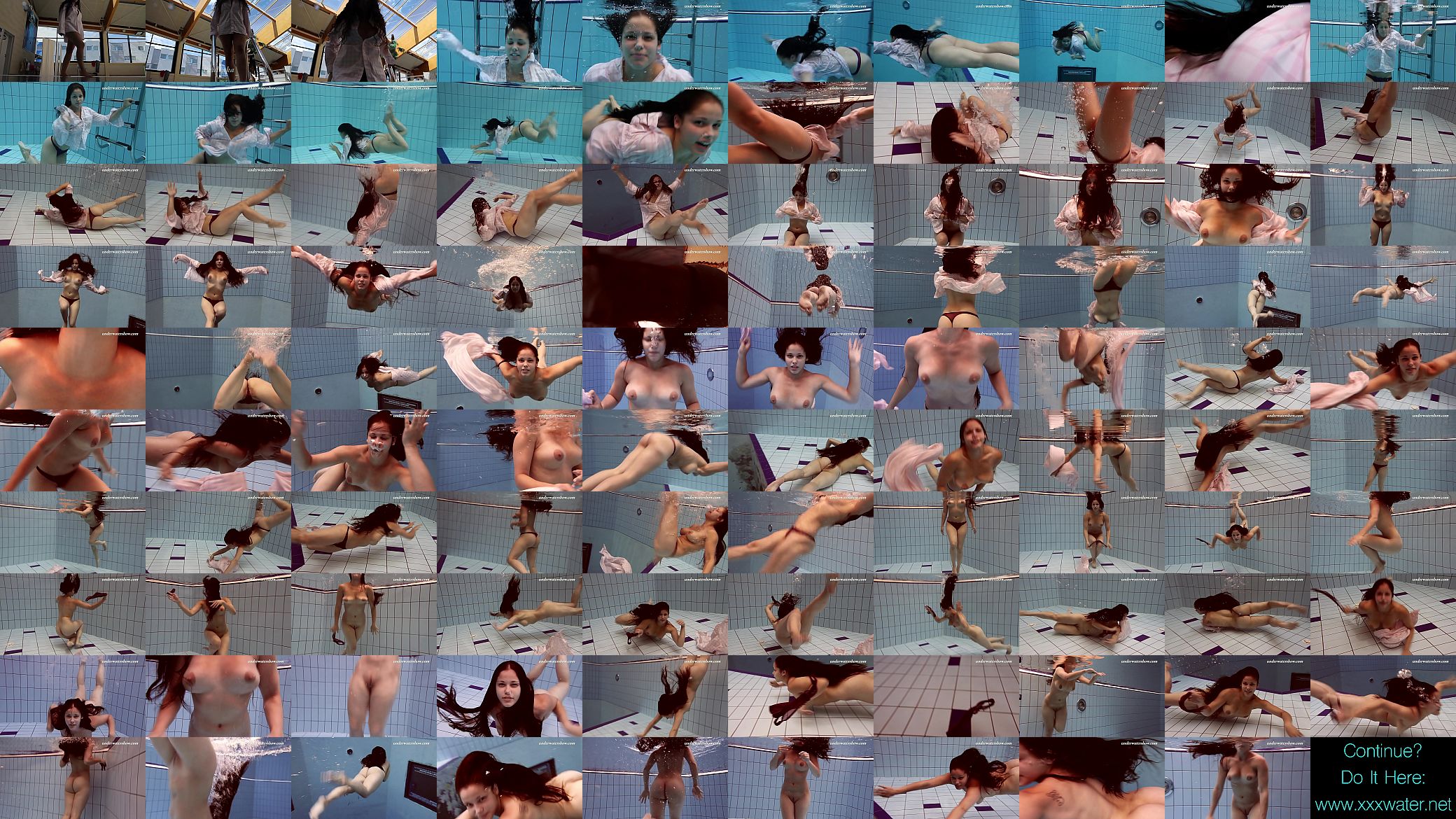 Sexy underwater teen swimming 预览图