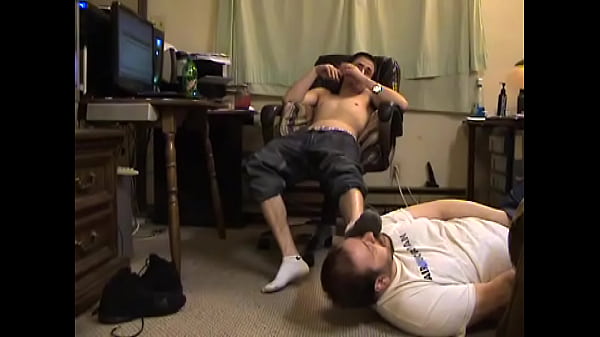 Plaid Boxer Foot Worship Str8ThugMaster huge th...