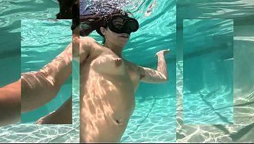 Aquaphilias- Indica Fetish Nude Solo Underwater Pool Swim Erotic Wet Fetish Tease