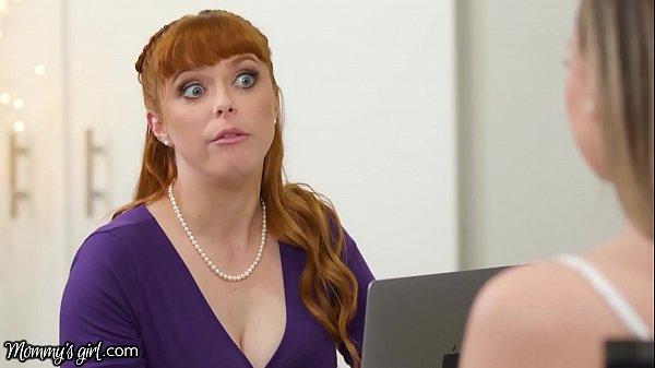 MommysGirl Athena Faris' Interview Practice With Penny Pax Has A Scissoring Turn