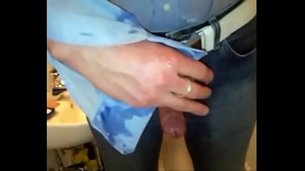 blue shirt creaming the cuffs