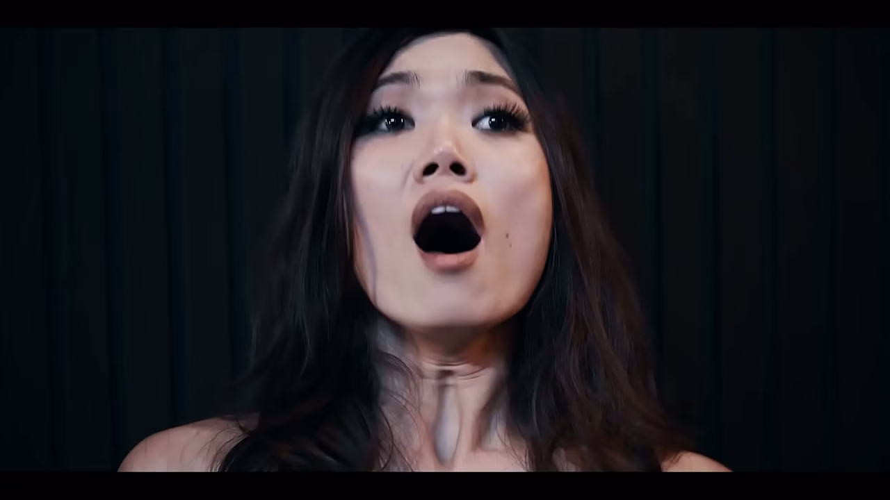 Asian Girl Used Like a Toy by Futa Leather Monster Babe - Hardcore Cucumber Pussy Creampie Voodoo Sex