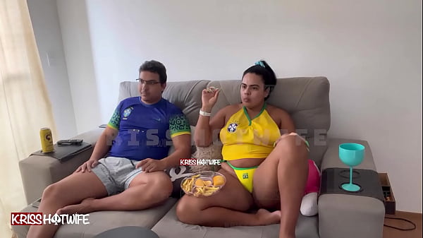 I was a very naughty whore during the Brazil game