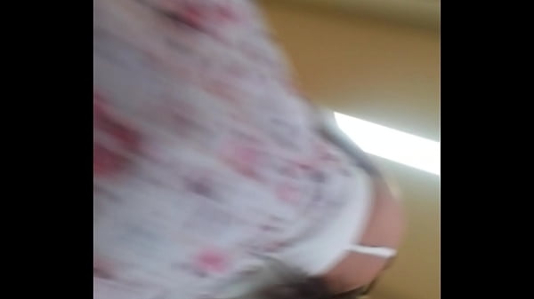 Tasty buttocks under skirt (upskirt)