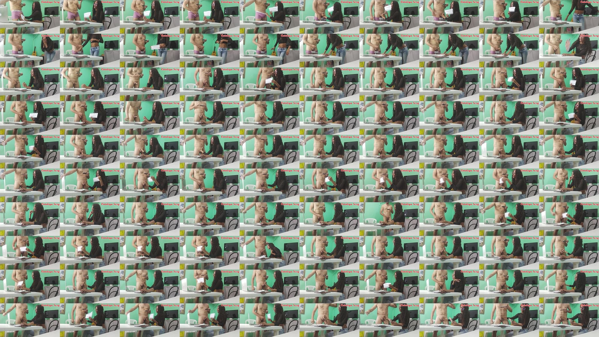 Talking to people on webcam while masturbating producer 预览图