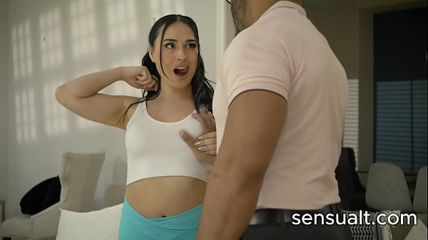 Busty TS step daughter seduced by her stepdad a...