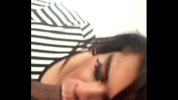 Latina shemale tranny sucks black dick