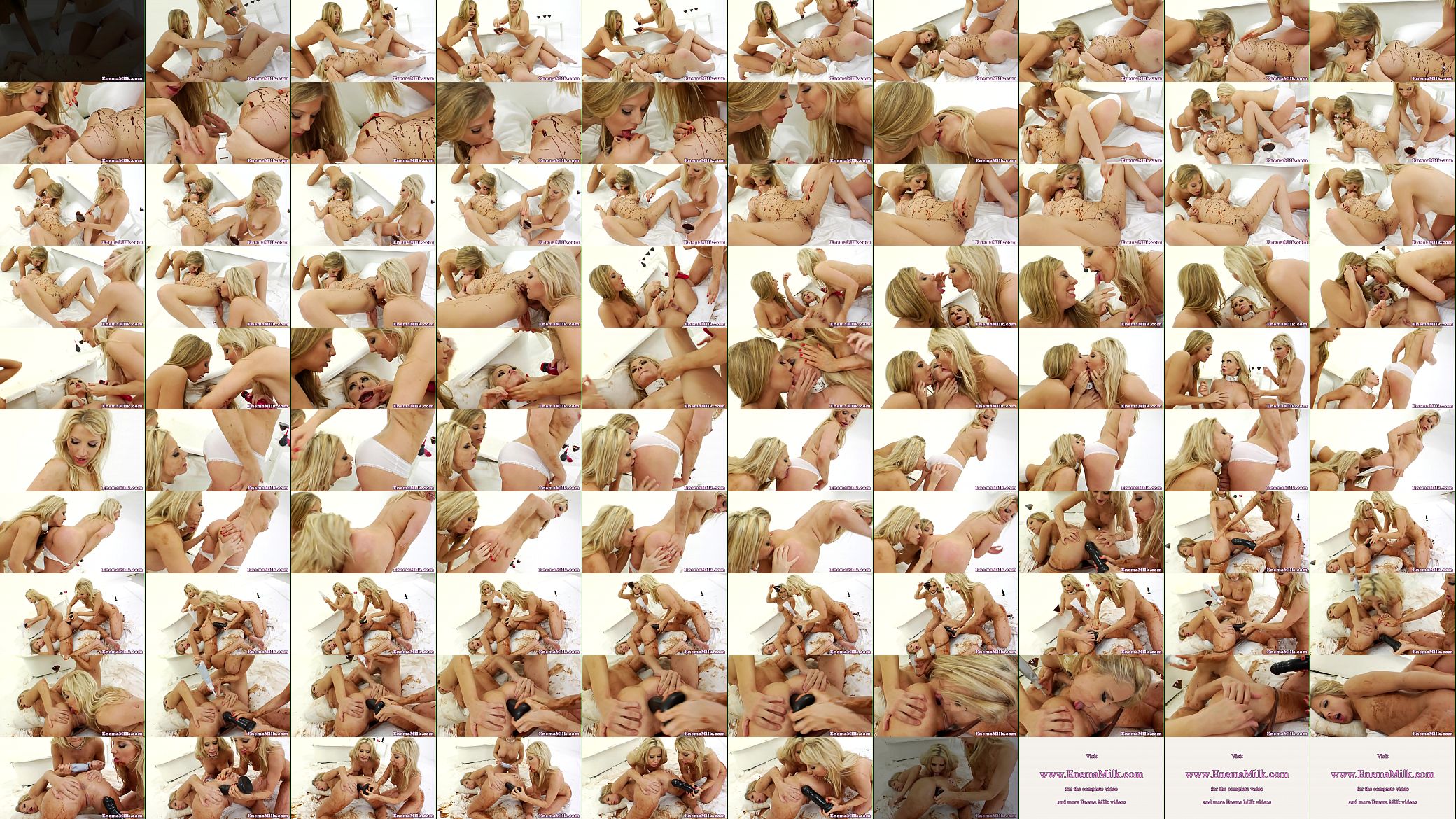 Wet enema lezzies dildoing their buttholes 预览图