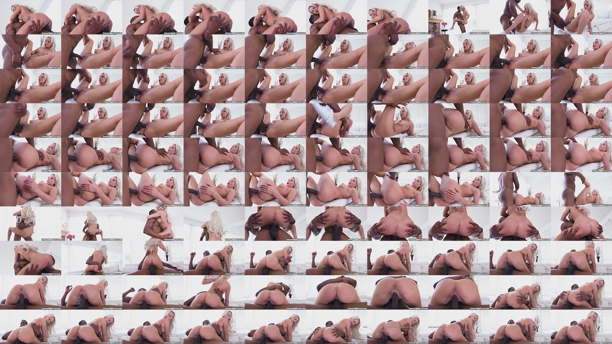 Cute teen loves his big black cock 预览图