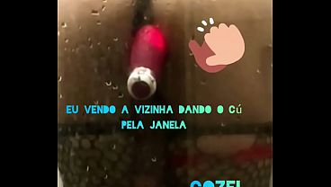 Vibrator in the bathroom