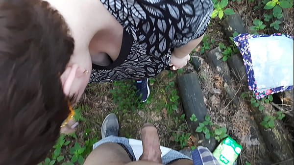 Download Video - Russian chubby babe ssucks her lovers cock in the forest and in the car