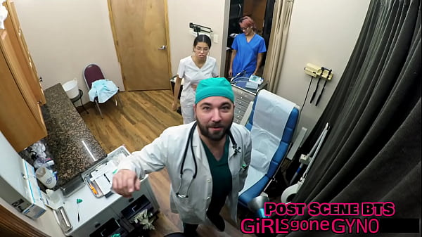 Genesis Gets 1st Gyno Exam By Nurses Aria Nicole & Channy Crossfire While Doctor Tampa Watches! See Full MedFet Movie Only @ GirlsGoneGyno Reup