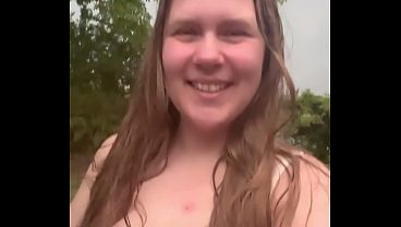 A little more rain and wet white clothes
