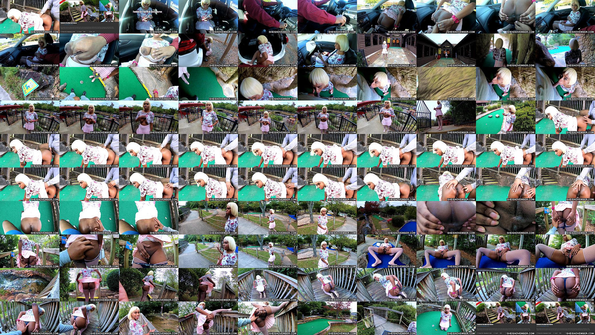 I Get Fuck Doggystyle By My Step Dad And Then Boyfriend In The Same Day At Mini Golf Course And In The Car, Cute Young Black Step Daughter Sheisnovember Having Public Taboo Sex During Upskirt With Her Sexy Brown Booty Cheeks Out By Msnovember 预览图