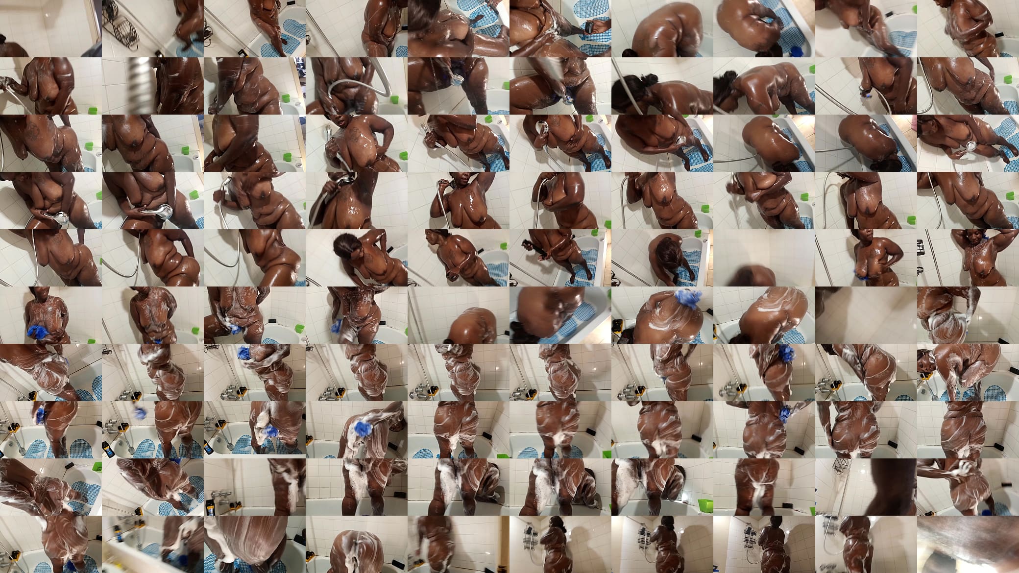 Solo Wet Shower Big Black Milf Ass enJoi Da Pussy Completely Wet 预览图