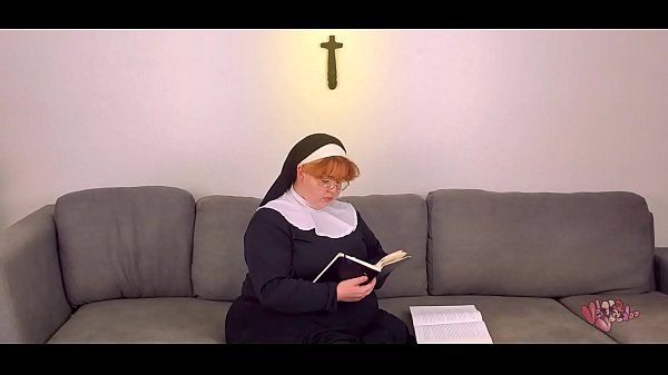 Download Video - sunday special&colon; chubby nun fucks crucifix -short